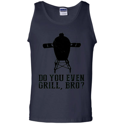 Bbq Grilling T-shirt Do You Even Grill Bro Navy