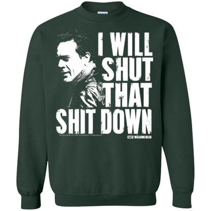 Film T-shirt I Shut That Shit Down Forest Green