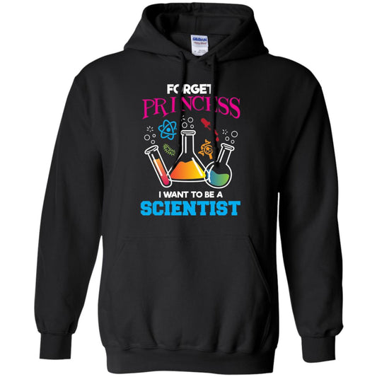 Forget Princess I Want To Be A Scientist Shirt Chemistry Black