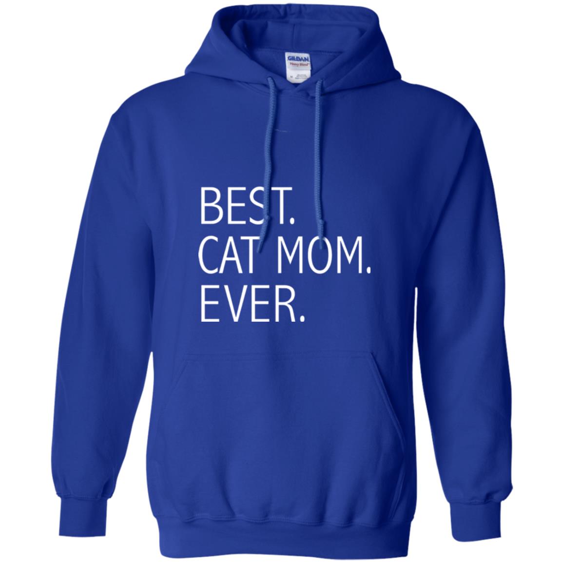 Funny Best Cat Mom Ever T-shirt Cute Cat Lady Royal