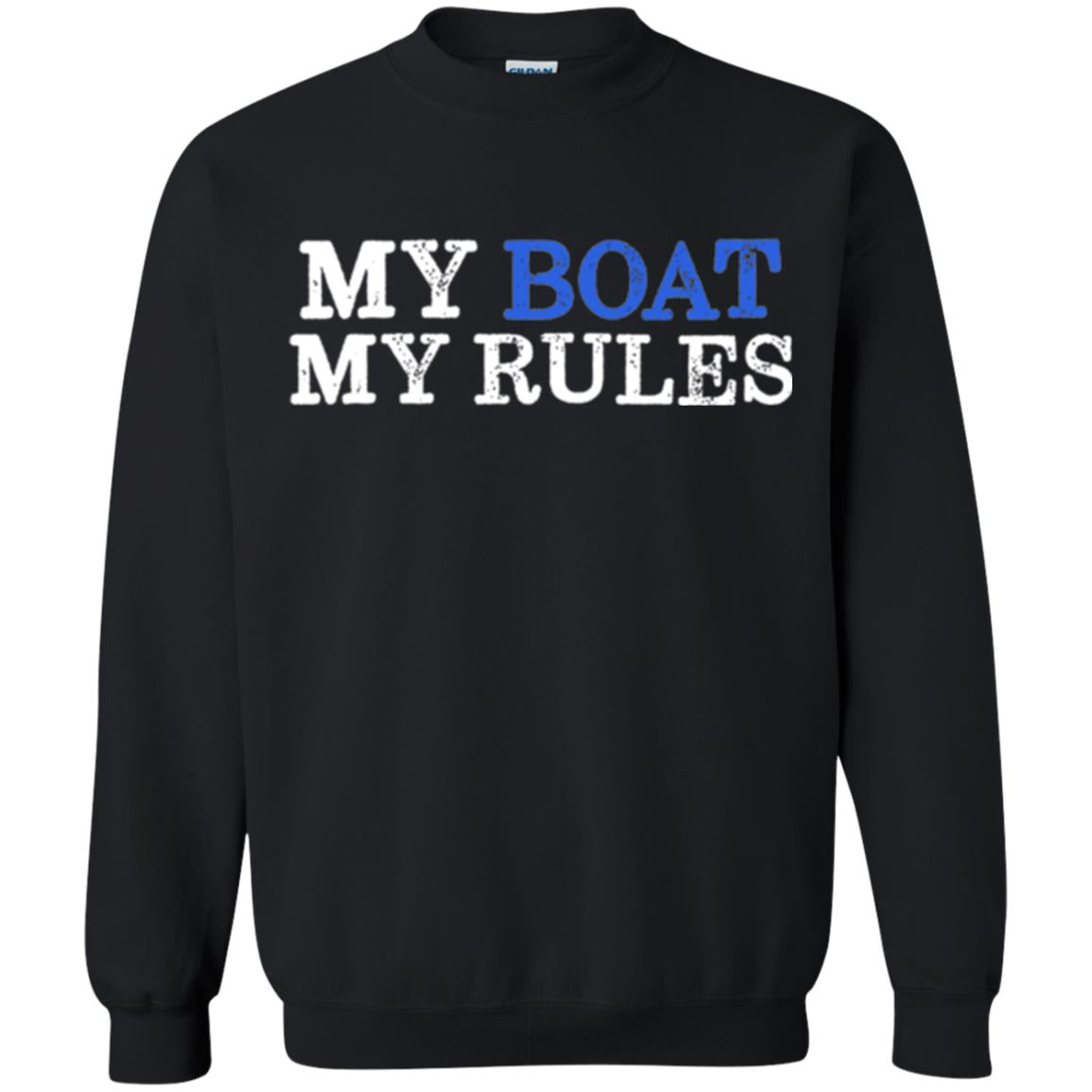 My Boat My Rules T-shirt Black
