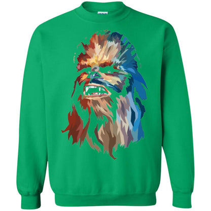 Chewbacca Art T-shirt Irish Green