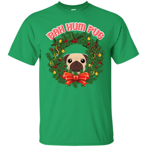 Christmas T-Shirt Bah Hum Pug