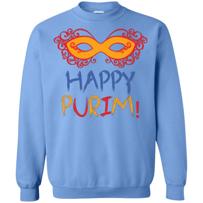 Purim Day T-shirt Happy Purim Carolina Blue