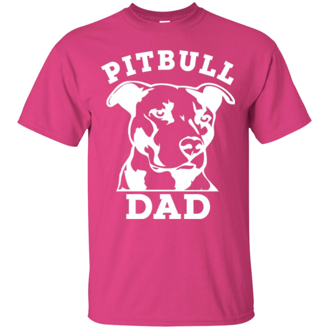 Pit Bull Dad T-shirt Pitbull Lovers Heliconia