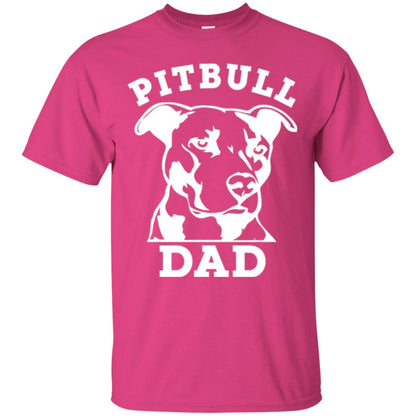 Pit Bull Dad T-shirt Pitbull Lovers Heliconia