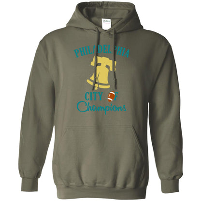 Football Lover T-shirt Philadelphia City Of Champion Military Green