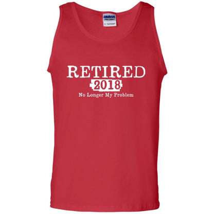 Retired T-shirt 2018 No Longer My Problem Red