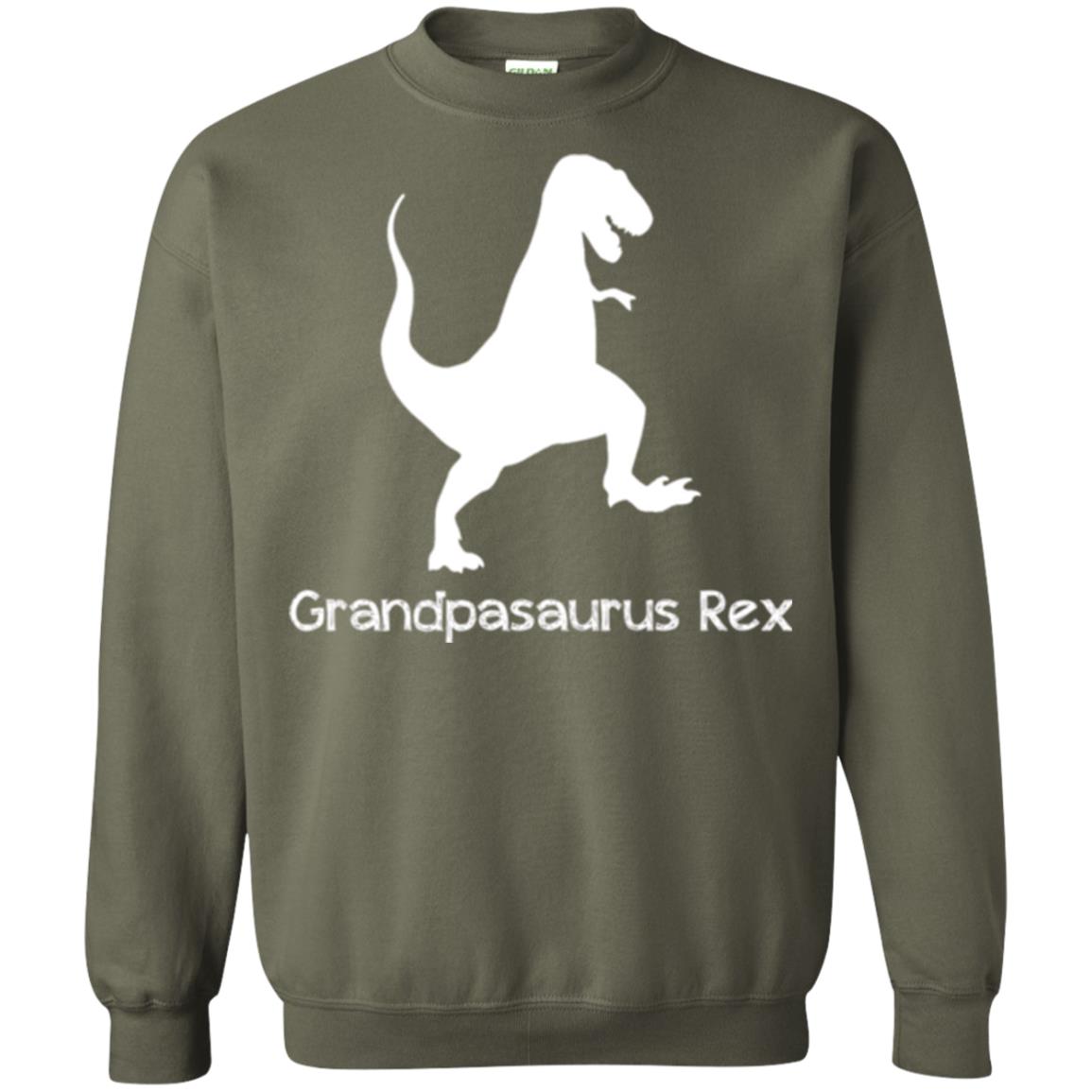 Family T-shirt Granpasaurus Rex Military Green