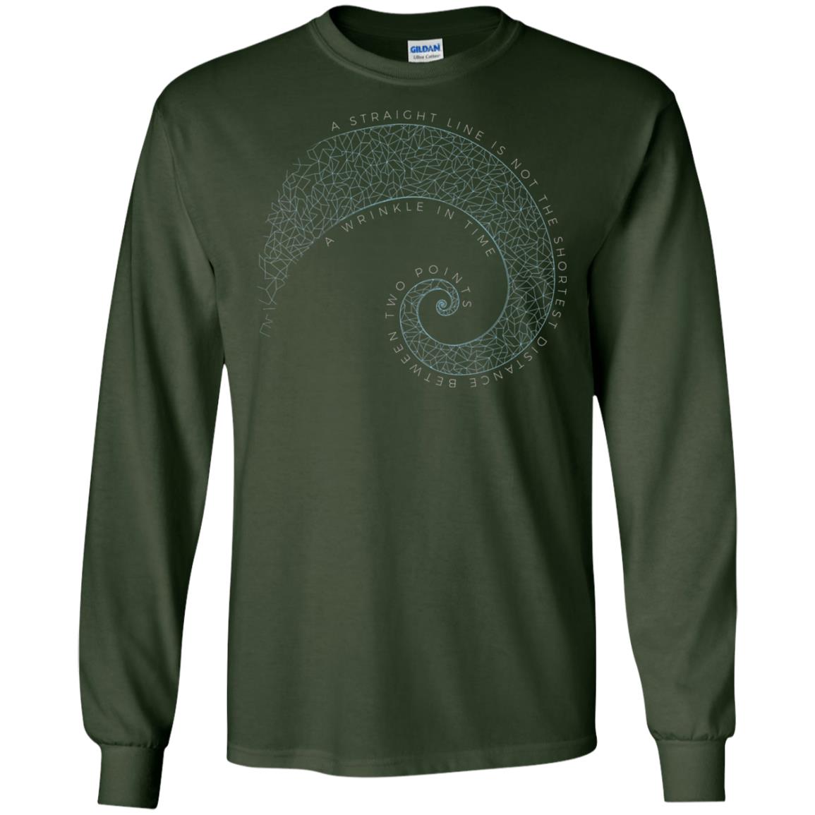 A Wrinkle In Time A Straight Line Movie Lover T-shirt Forest Green