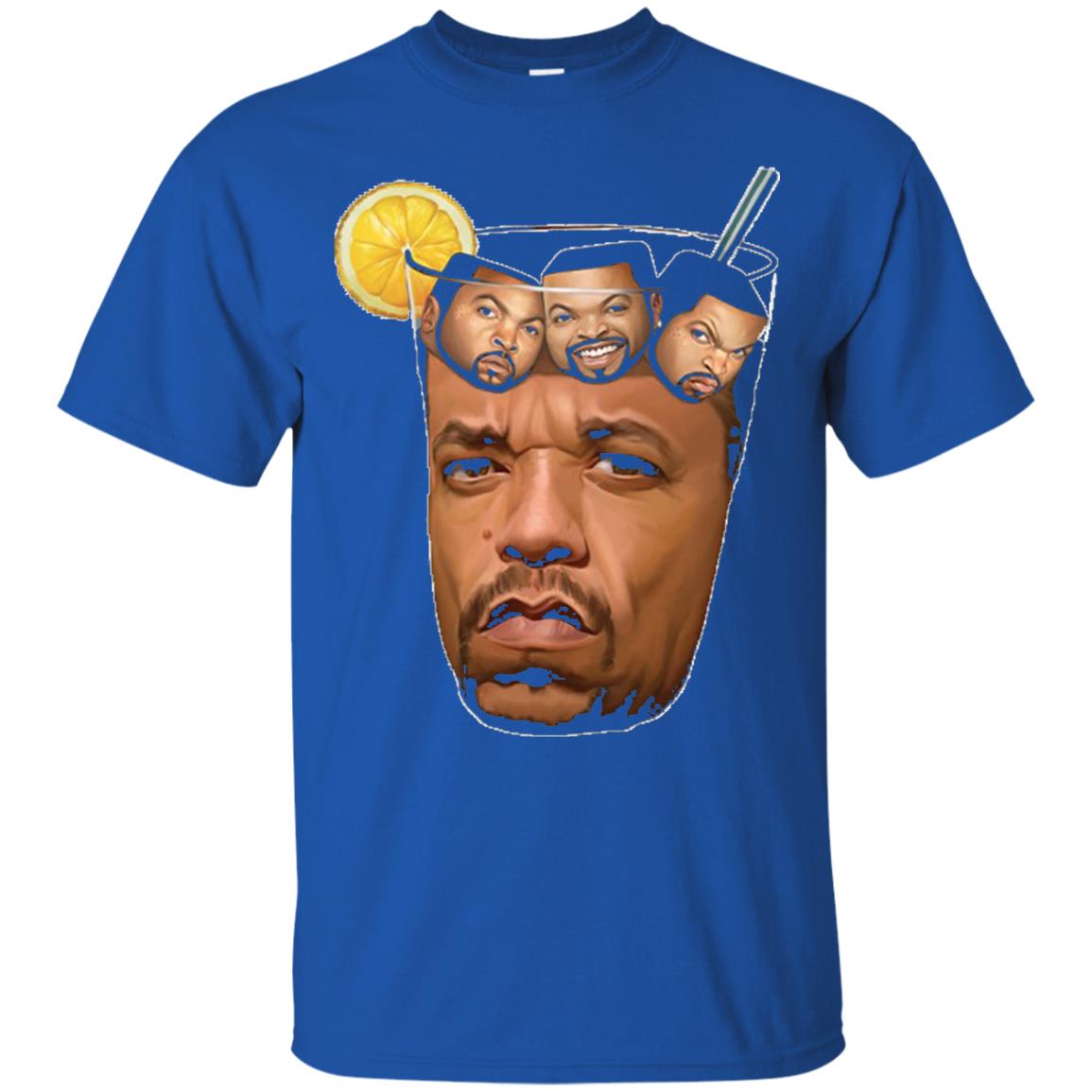 Ice T With Ice Cubes Funny T-shirt Royal