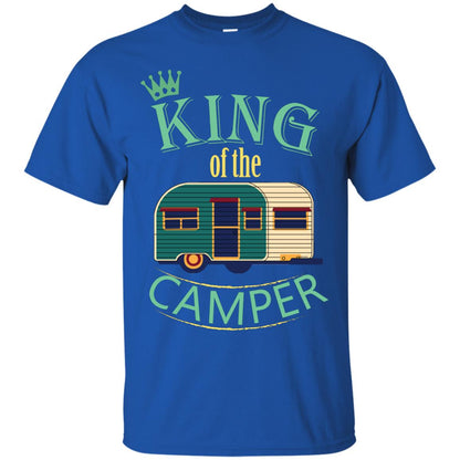 King Of The Camper Camping Lover Shirt Royal