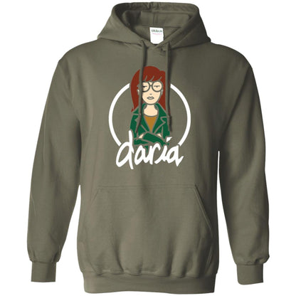 Mtv Daria T-shirt Mad At The World Military Green