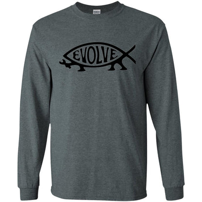 Darwin Evolution Evolve T-shirt Dark Heather