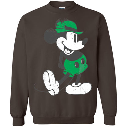 Mickey Mouse St. Patrick_s Day T-shirt Dark Chocolate