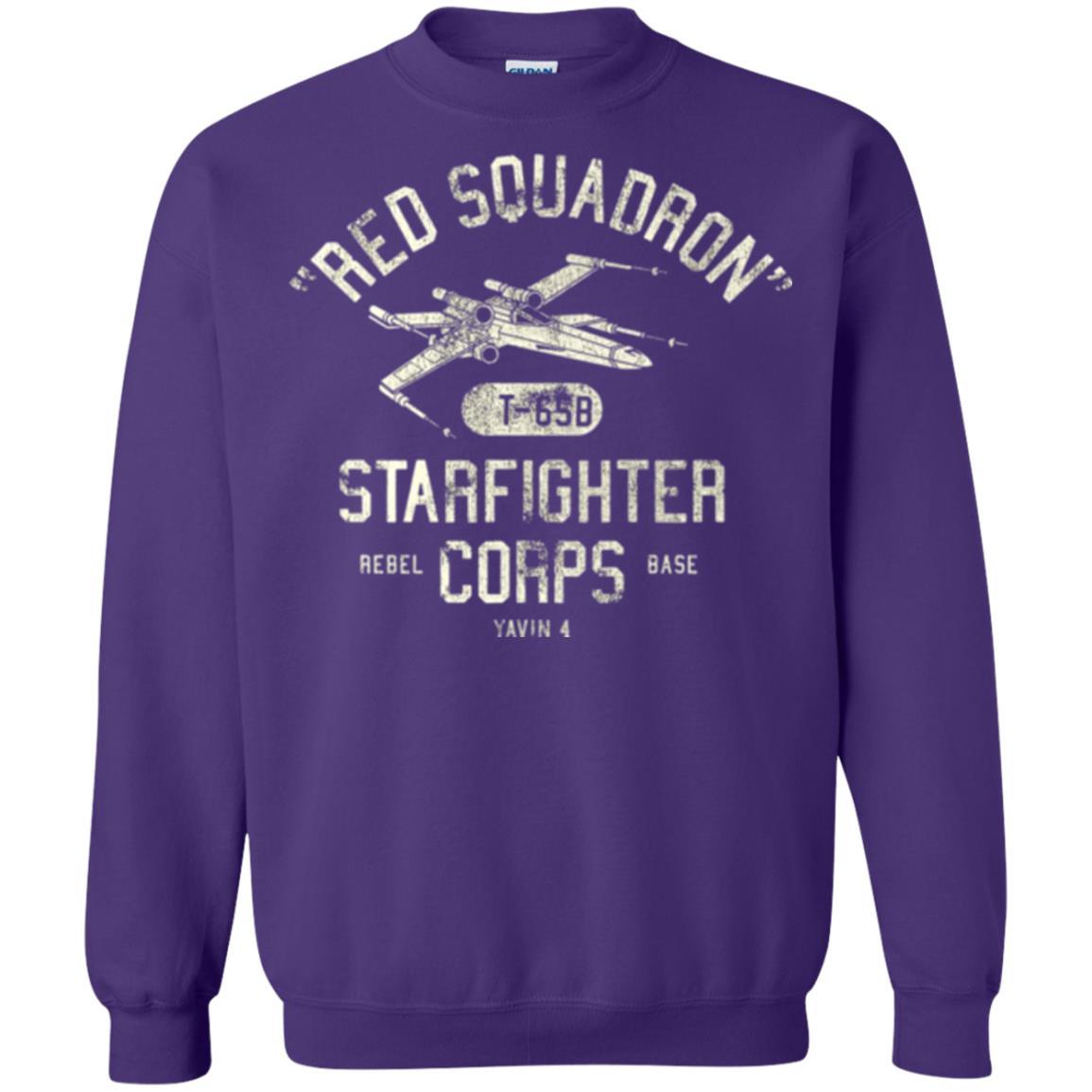 Movie T-shirt Red Squadron Starfighter Rebel Corps Base Purple