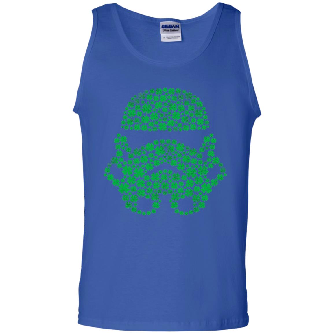 Stormtrooper Clovers St. Patrick_s Graphic T-shirt Royal