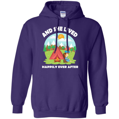 And She Lived Happily Ever After T-shirt Purple
