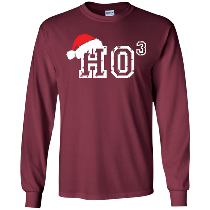 Christmas T-Shirt Ho Ho Ho Maroon