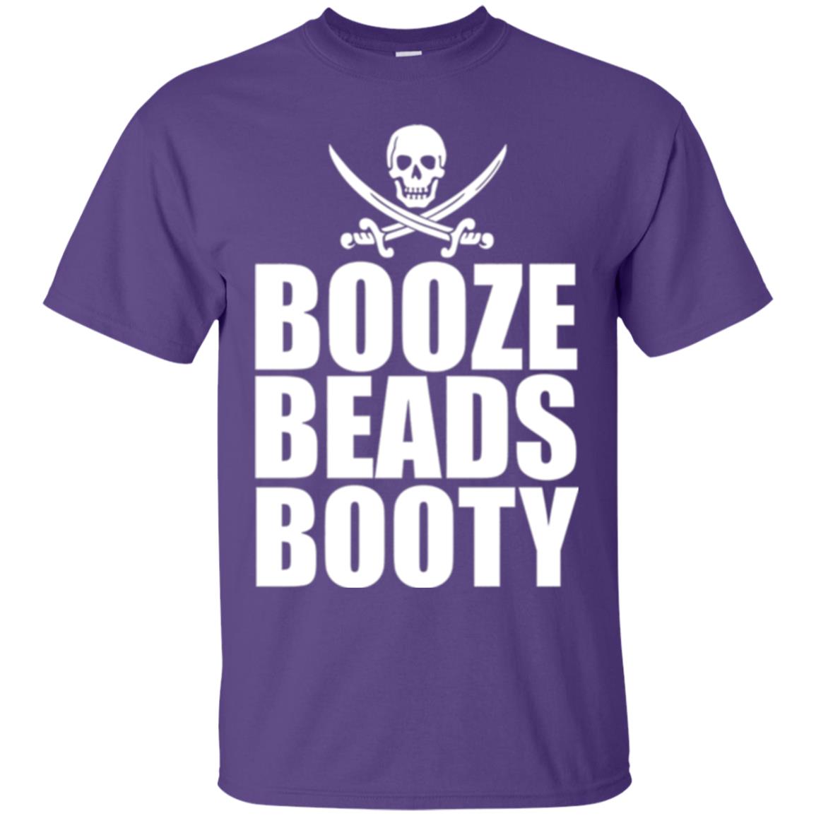 Gasparilla T-shirt Booze Beads Booty Purple
