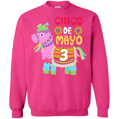Cinco De Mayo Pinata Jockeys Horse Race 3rd Birthday T-shirt Heliconia