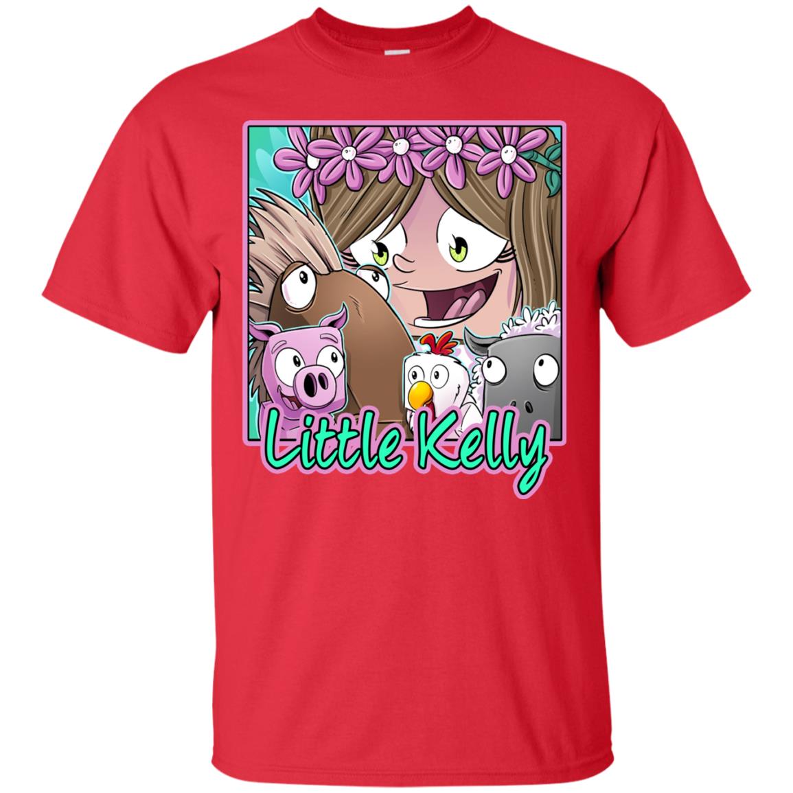Little Kelly Minecraft Little Club Adventures Shirt Red