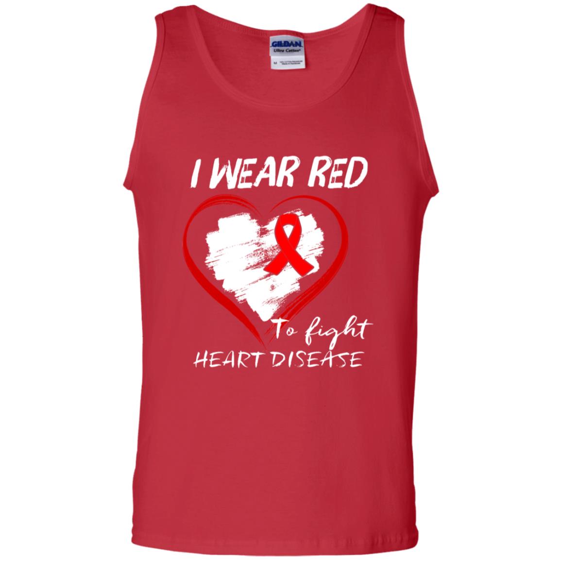 I Wear Red To Fight Heart Disease Shirt Red