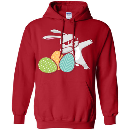 Easter Bunny Dabbing Gift Shirt For Dabbing Lover Red