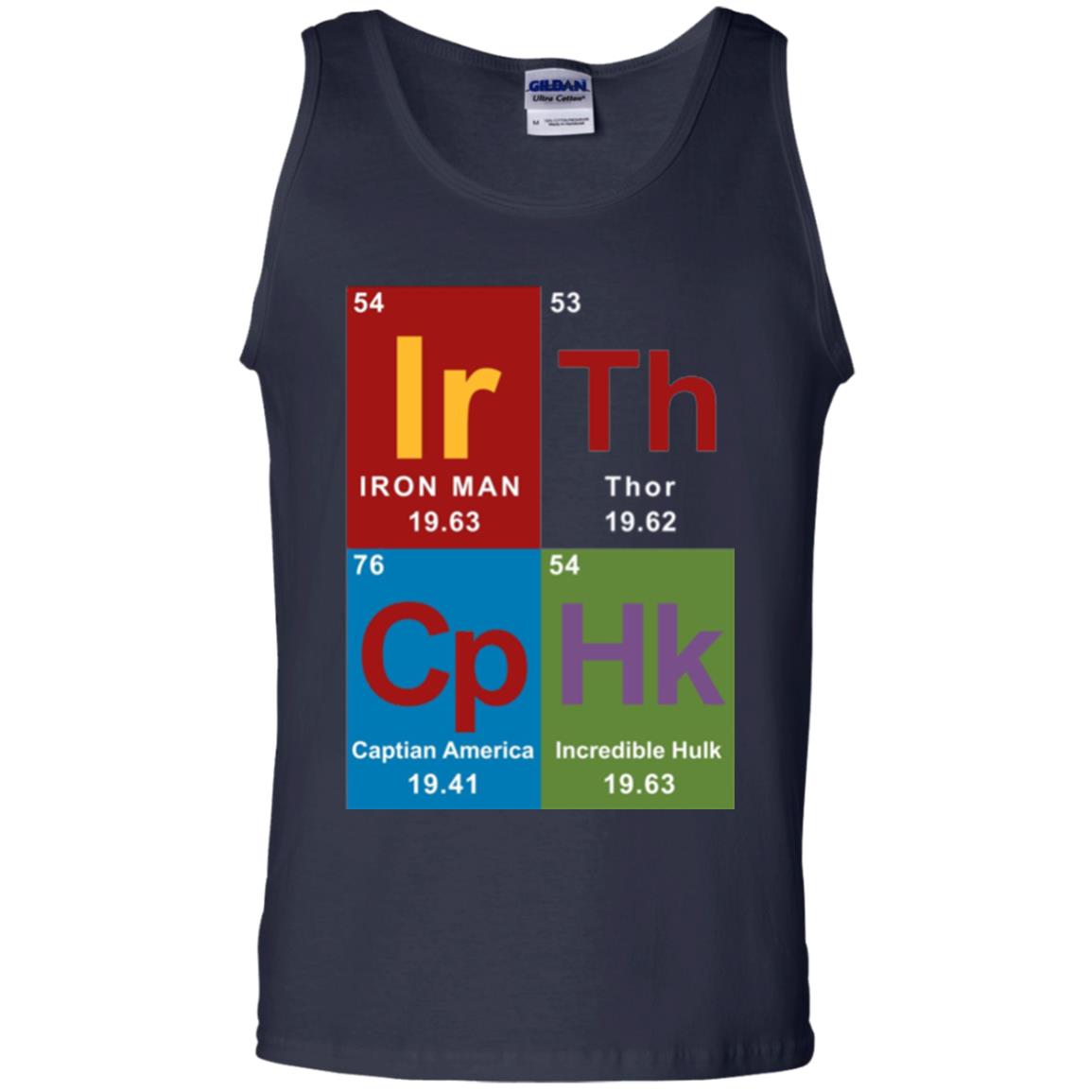 Marvel Avengers Periodic Table Elements T-shirt Navy