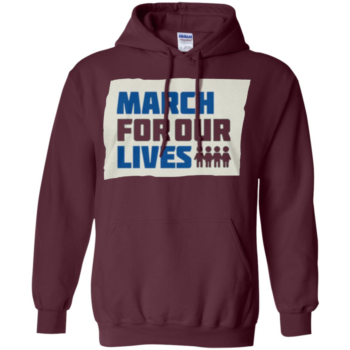 March For Our Lives Anti Gun T-shirt Maroon