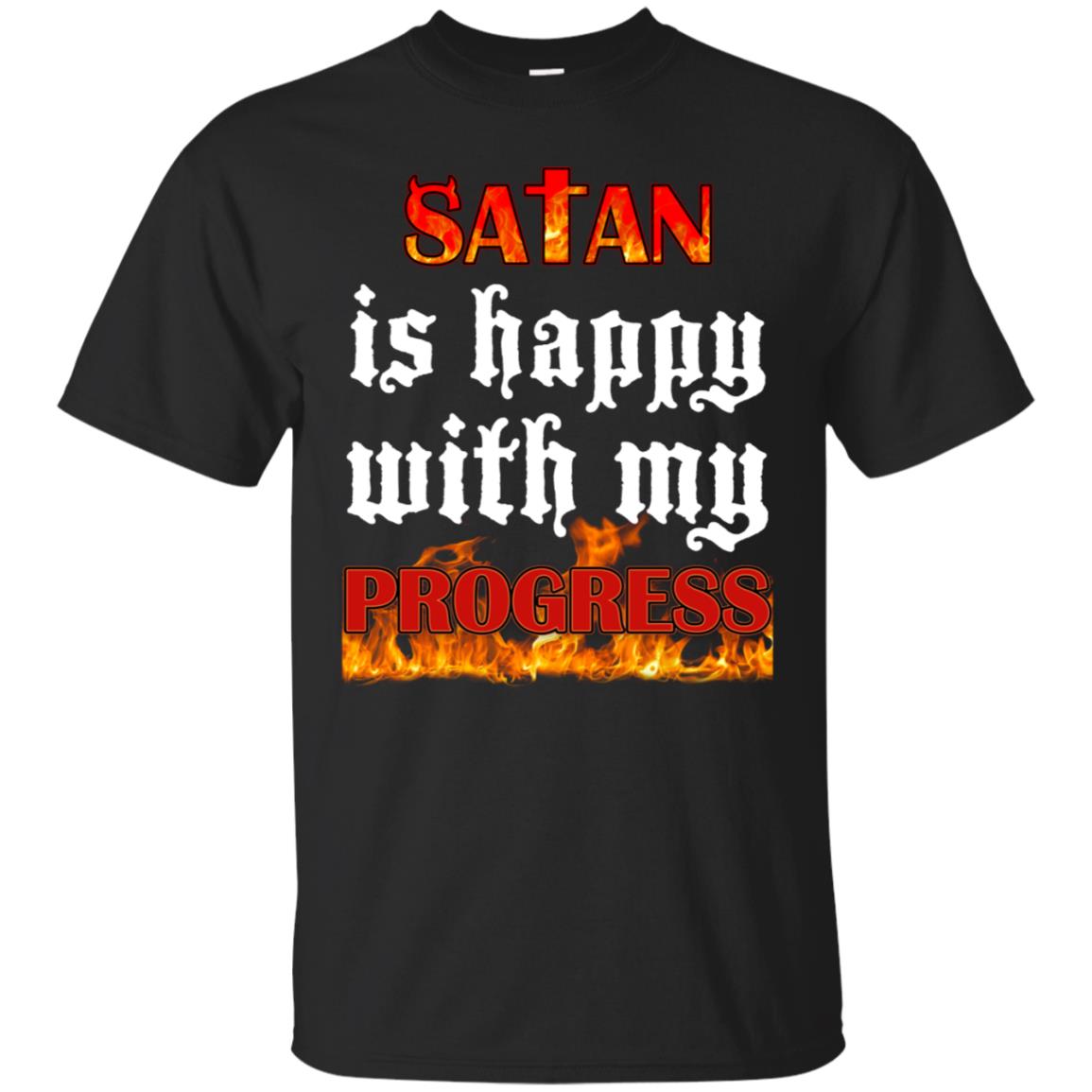 Santa Is Happy With My Progress Shirt Black