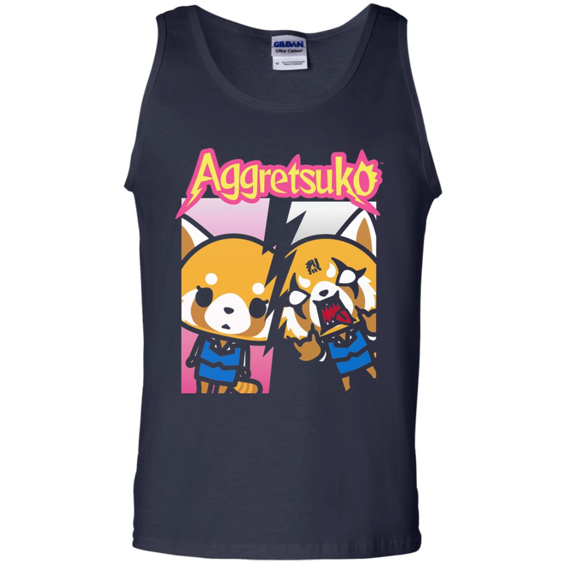 Aggretsuko Split Personality T-shirt Navy