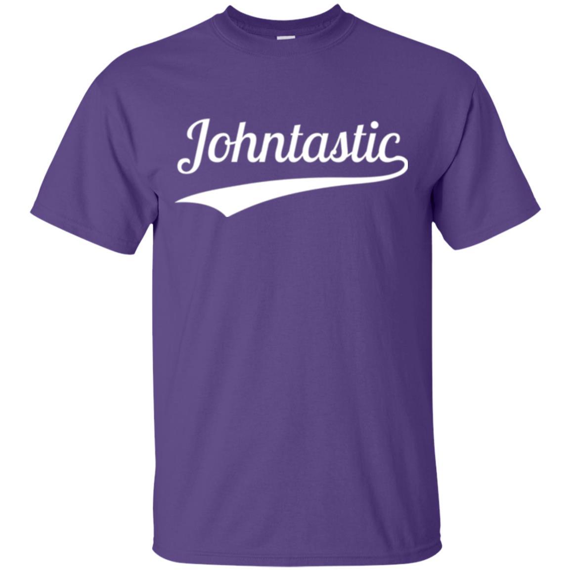 Funny John T-shirt Johntastic Purple
