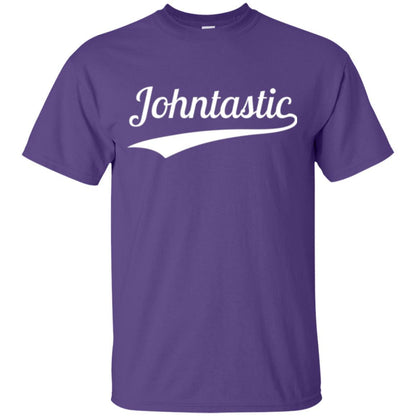 Funny John T-shirt Johntastic Purple