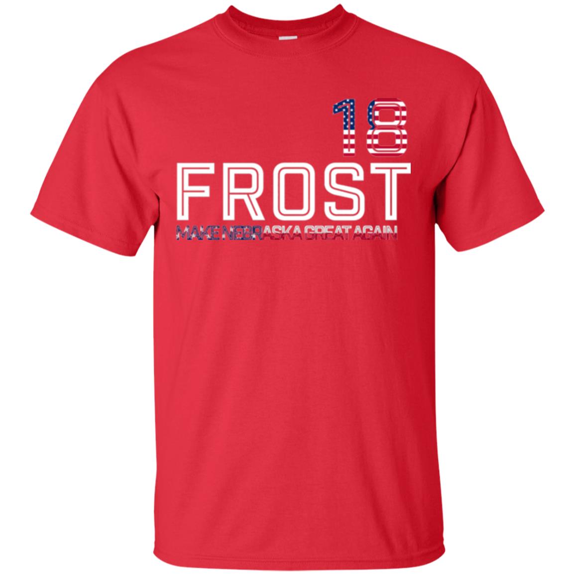 Frost 2018 T-shirt Make Nebraska Great Again Red
