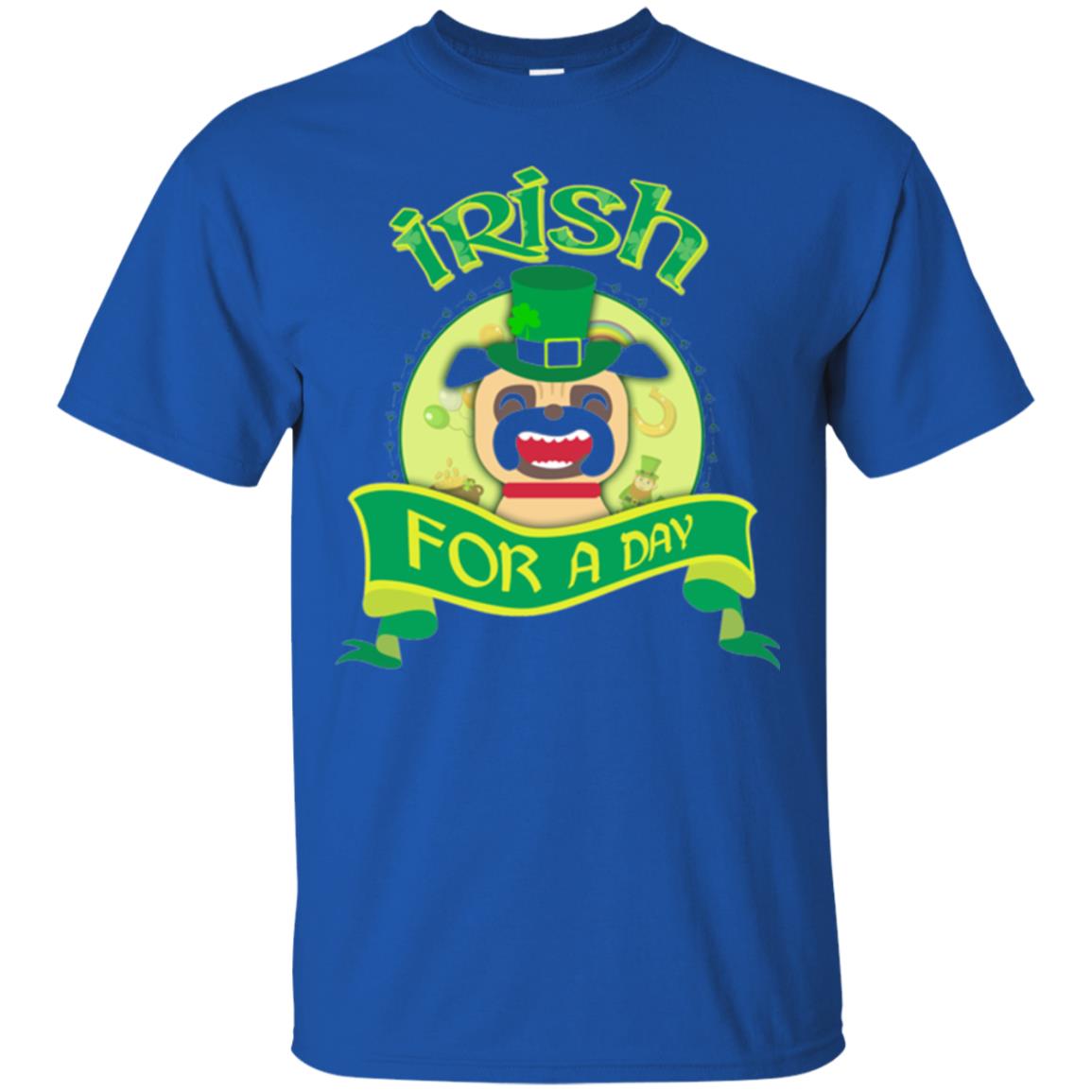 Saint Patrick_s Day T-shirt Amazing I_m Irish Pug Royal