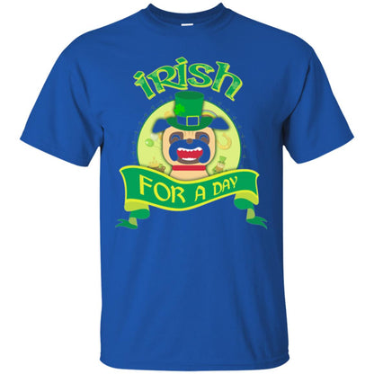 Saint Patrick_s Day T-shirt Amazing I_m Irish Pug Royal