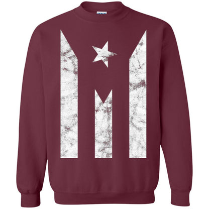 Boricua T-shirt Puerto Rico Black Flag T-shirt Maroon