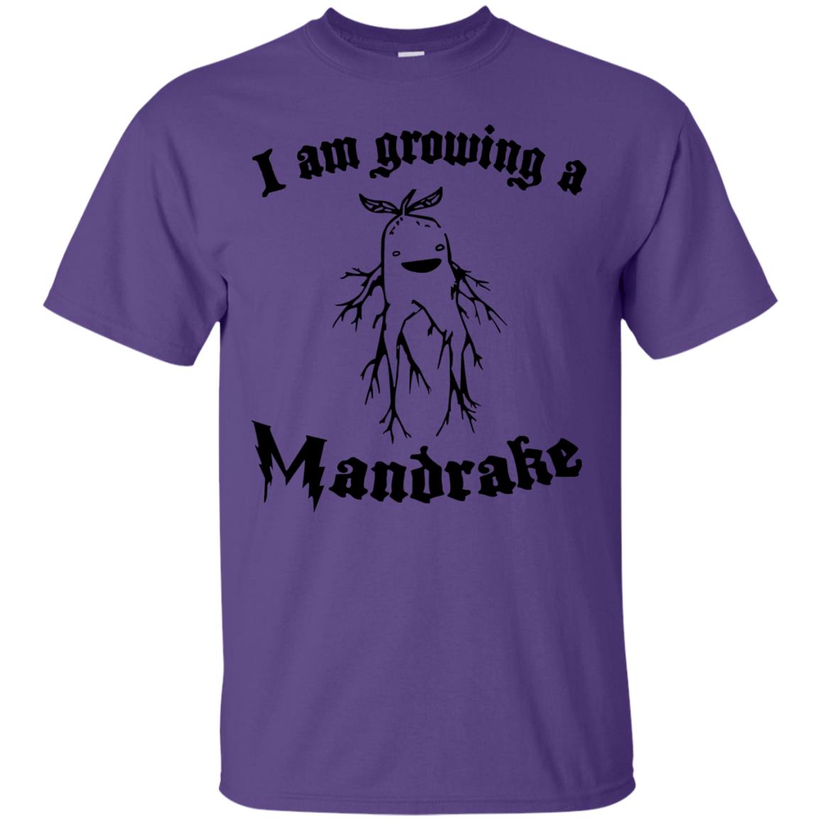 I Am Growing A Mandrake Shirt Purple