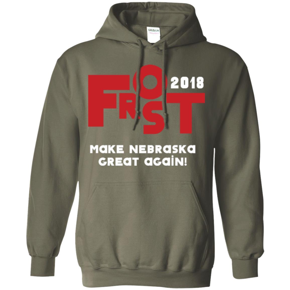 Frost 2018 Make Nebraska Great Again T-shirt Military Green