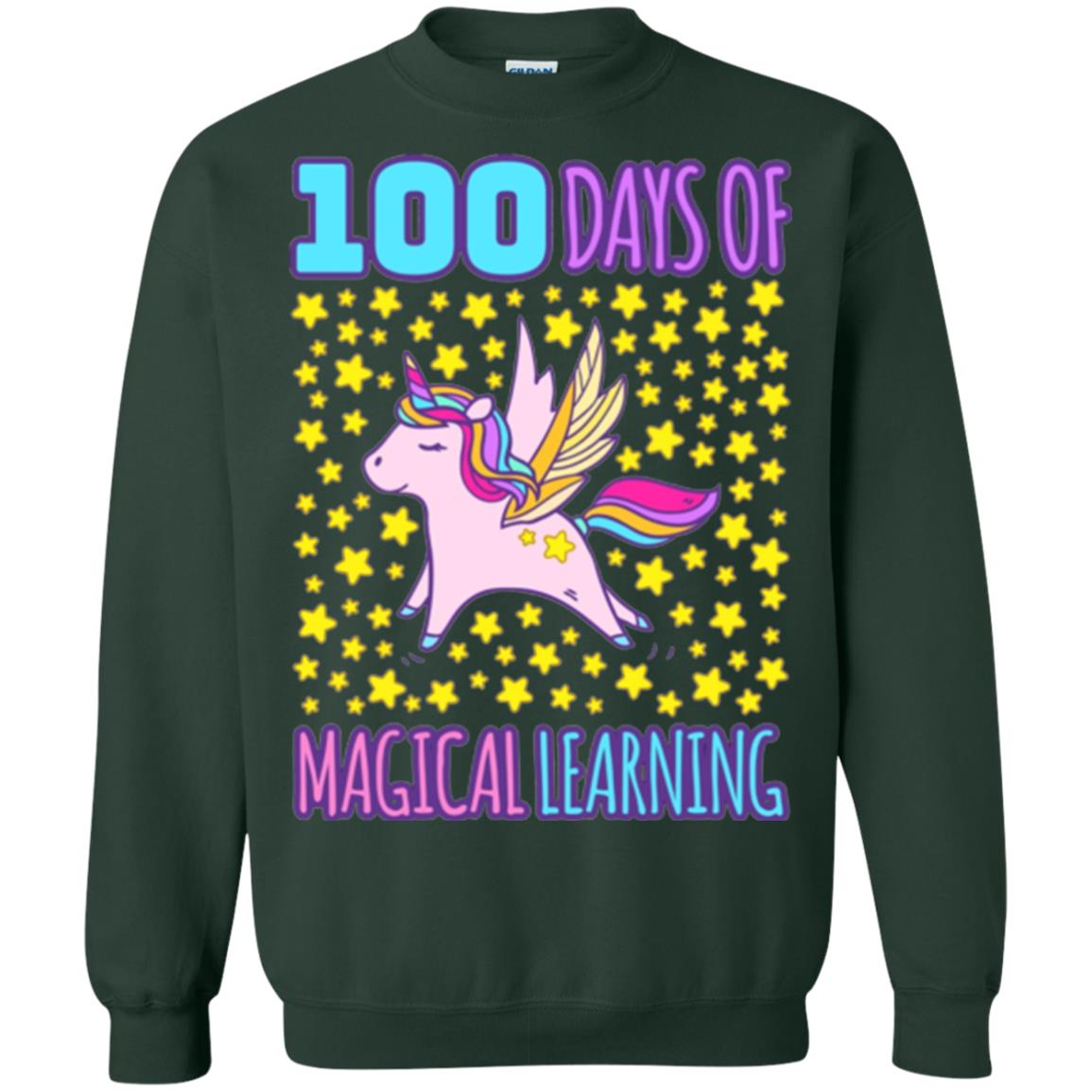 Children T-shirt Adorable 100th Day Of School Forest Green