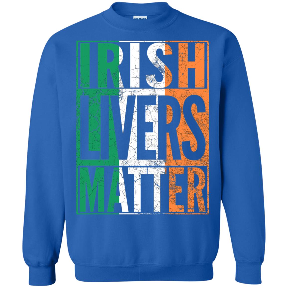 Irish Livers Matter St. Patrick_s Day T-shirt Royal