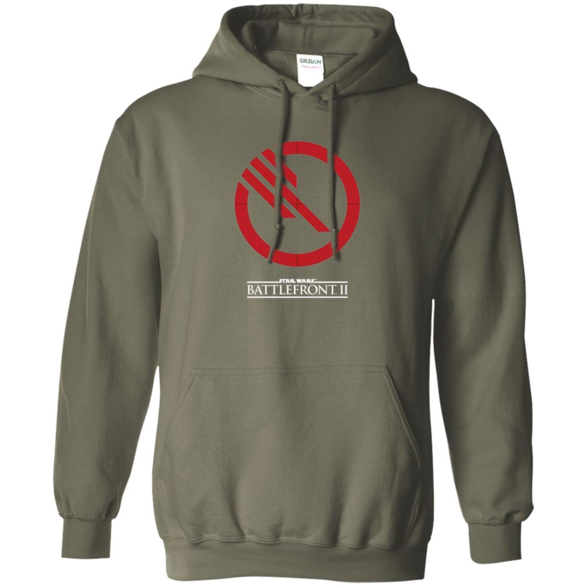 Film T-shirt Battlefront Ii Inferno Squad Logo Graphic Military Green