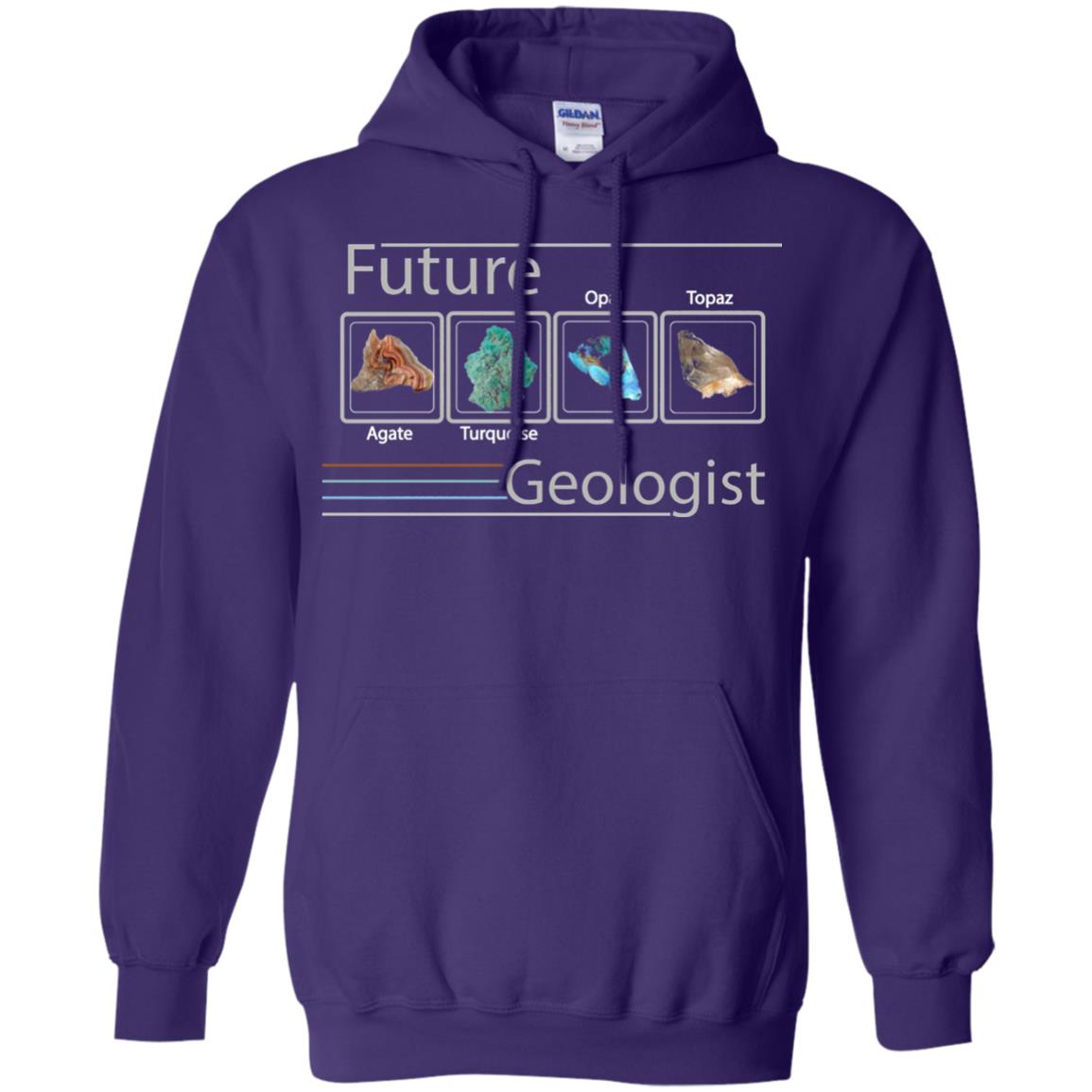 Science T-shirt Future Geologist Purple