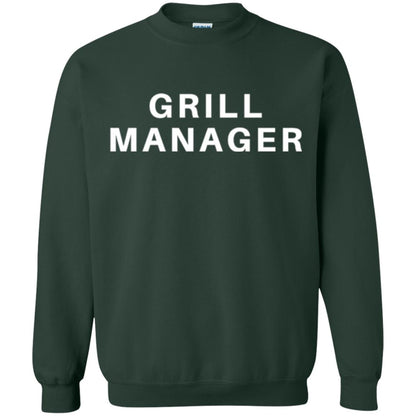 Cooking T-shirt Grill Manager Forest Green