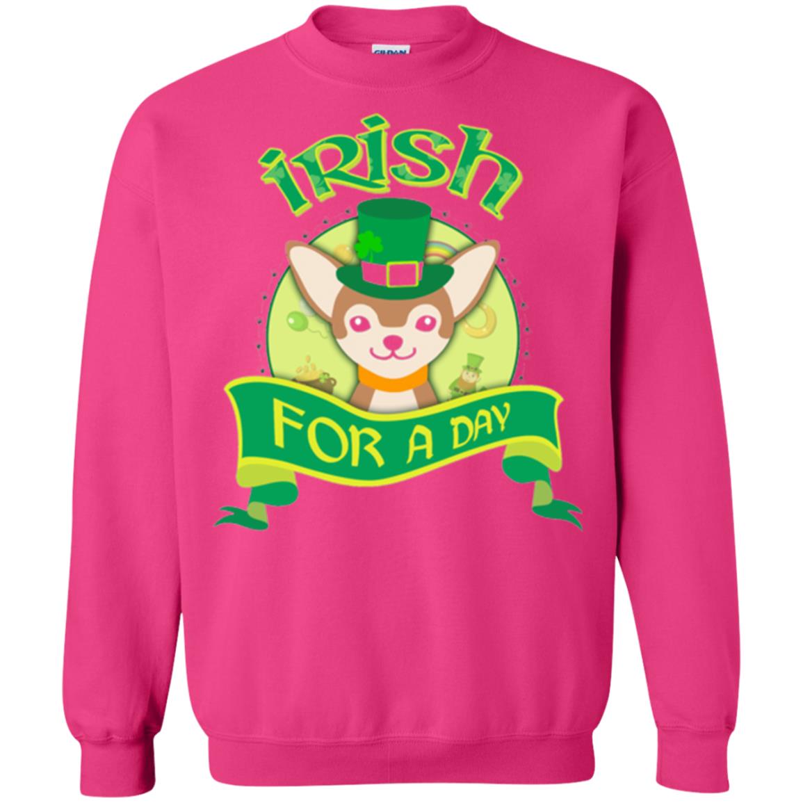 Saint Patrick_s Day T-shirt Amazing I_m Irish Chihuahua Heliconia