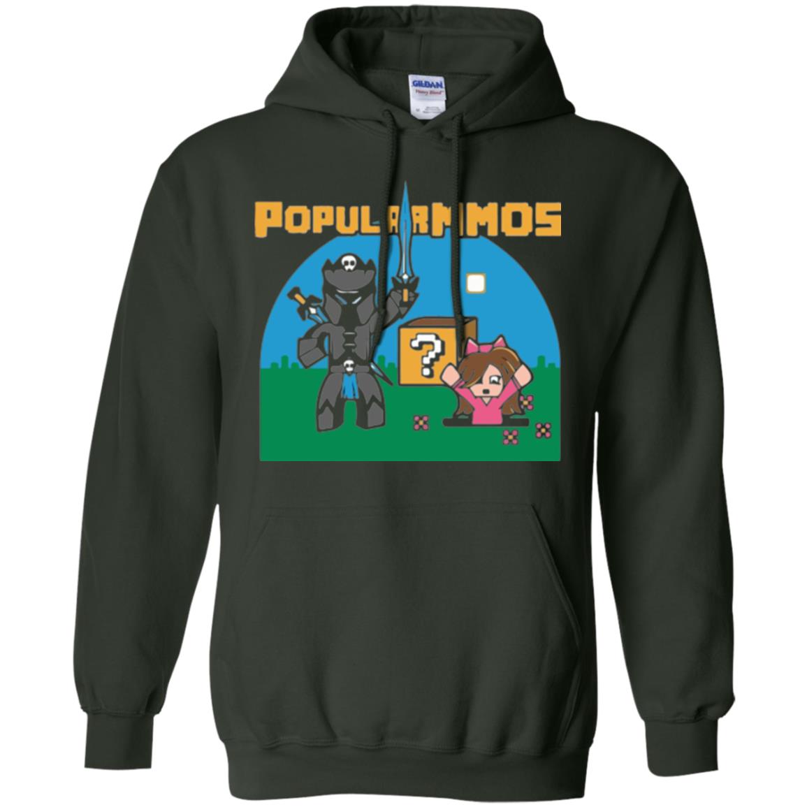 Gaming T-shirt Popularmmos Forest Green