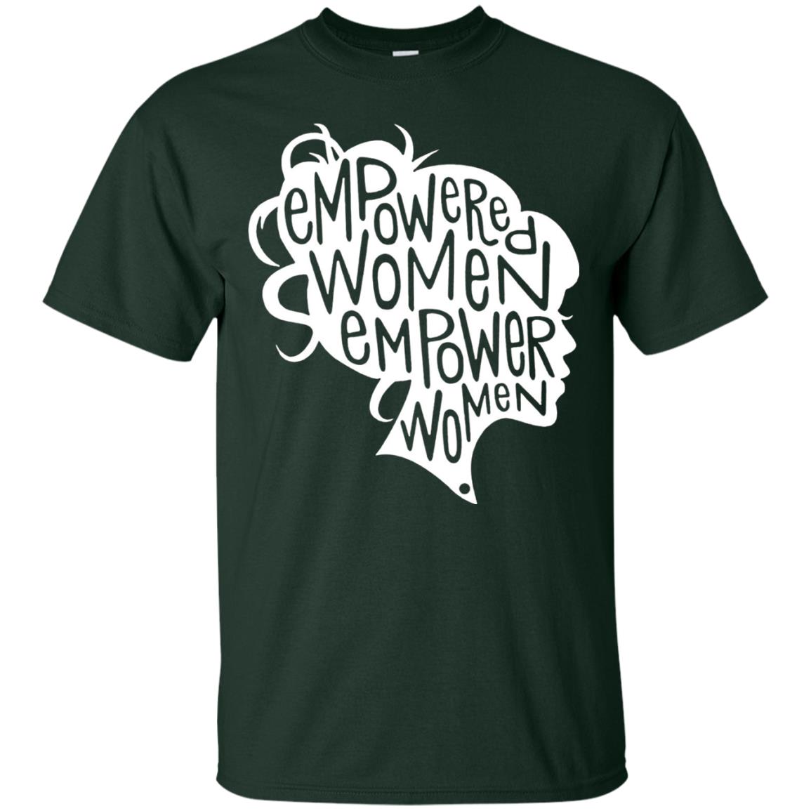 Women_s Right T-shirt Feminist Empowered Women March Hot 2017 Forest Green