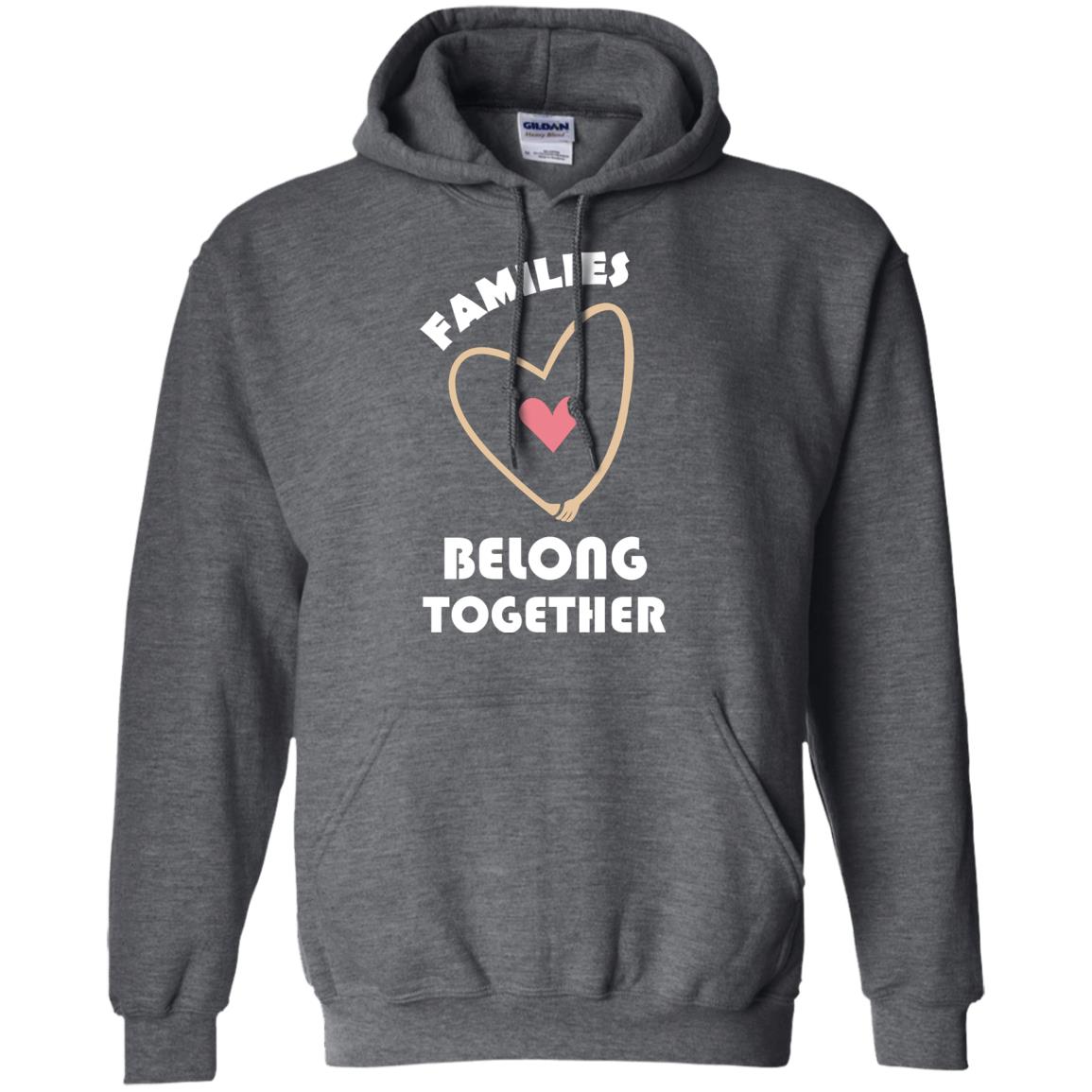 Families Belong Together Shirt For Members Of Family Dark Heather
