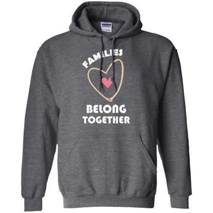 Families Belong Together Shirt For Members Of Family Dark Heather